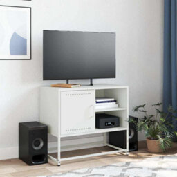 Vidaxl Tv Cabinet White 68X39X60.5 Cm Steel - thumbnail 3