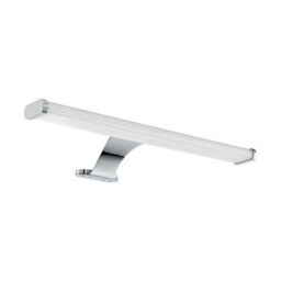 Wall/mirror Light Colour Chrome Shade White Plastic Bulb Led 6W Included - thumbnail 1