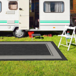Homeart Outdoor Rugs Easy Cleaning Area Rugs For Balcony,garden,picnic,uv Weather Resistant D.anthracite Cream, 140 X 200 Cm - thumbnail 3