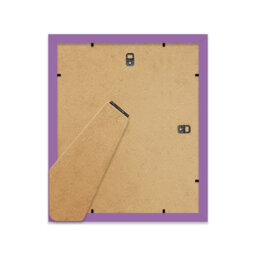 "12X10"" Purple Frame With Mount For 9X6"" Pictures 20mm Thin Edge Portrait And Landscape Display With Wall Hooks And Kickstand" - thumbnail 3