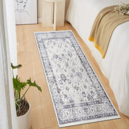 Ameha Cashmere Rug Non Slip Soft Luxury Serene Geometric Pattern Runner Indoor/outdoor Rugs, 60X220 Cm - thumbnail 7