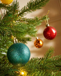 WeRChristmas Multi-Colour Shatterproof Christmas Baubles, 50 Pack - thumbnail 5