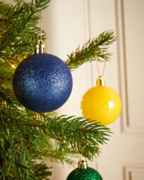 WeRChristmas Multi-Colour Shatterproof Christmas Baubles, 50 Pack - thumbnail 3