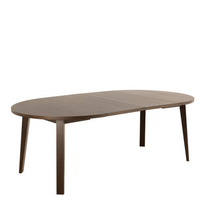 Furniture To Go A-Line Round Extendable Dining Table In Smoked Oak 120/220 X 120 X 75Cm - image 1