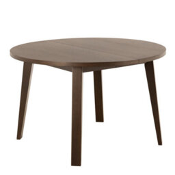Furniture To Go A-Line Round Extendable Dining Table In Smoked Oak 120/220 X 120 X 75Cm - thumbnail 2