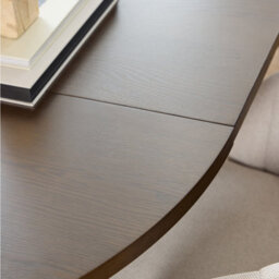 Furniture To Go A-Line Round Extendable Dining Table In Smoked Oak 120/220 X 120 X 75Cm - thumbnail 7
