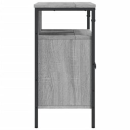 Berkfield Bathroom Sink Cabinet Grey Sonoma 60X30X60 Cm Engineered Wood - thumbnail 7
