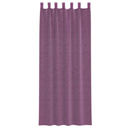 Berkfield Voile Curtains With Loops 2 Pcs Purple 140X260 Cm - thumbnail 4