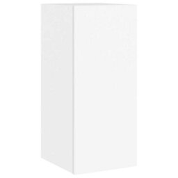Berkfield Durable Tv Wall Cabinet With Led Lights White 30.5X35X70 Cm - thumbnail 3