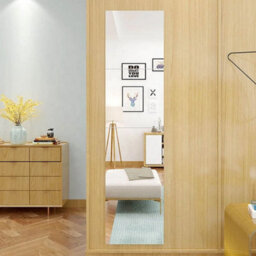 16 Pcs Mirror Tiles Wall Sticker Square Self Adhesive Stick - thumbnail 5