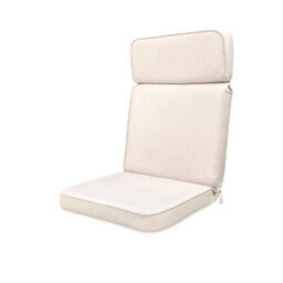 Glendale Garden & Leisure Ivory Luxury High Recliner Cushion (Pack Of 4) - L116 X W49 X D5 Cm
