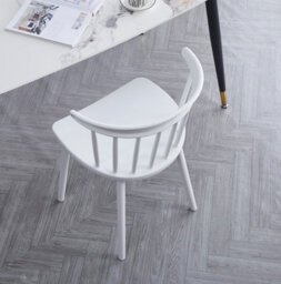 Nordlys Set Of 4 White Polypropylene Dining Chairs Modern Design Style Dining Room - thumbnail 9
