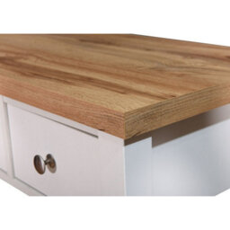 Timber Art Design Astbury 3 Drawer Dressing Table Vanity  Makeup Desk White And Oak - thumbnail 6