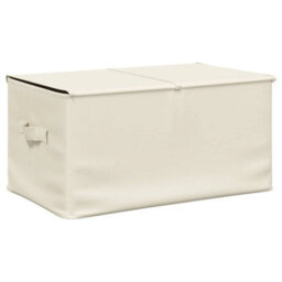 Vidaxl Storage Box Fabric 50X30X25 Cm Cream - thumbnail 6