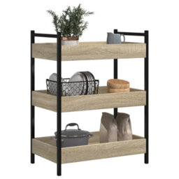 Walplus Kitchen Trolley Sonoma Oak 50X30X70 Cm Engineered Wood - thumbnail 5