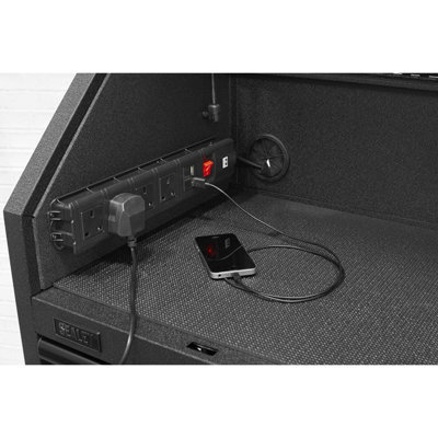 Sealey Topchest 6 Drawer 910mm With Soft Close Drawers & Power Strip Ap3607Be - image 1