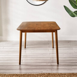 Furnitureboxuk Lynton Dark Walnut Solid Wood Dining Table - 6 Seater Wooden Dining Table - Large Dining Table - Dining Room Table - thumbnail 4