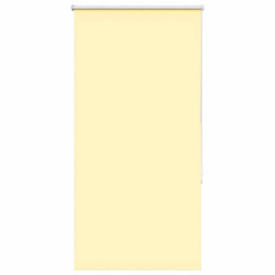 Berkfield Roller Blind Blackout Yellow 70X130 Cm Fabric Width 65.7 Cm Polyester - image 1