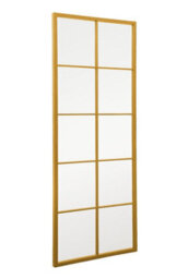 Mirroroutlet The Fenestra Gold Modern Window Leaner / Wall Mirror 150Cm X 60Cm - thumbnail 3
