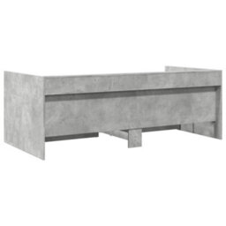 Berkfield Daybed With Drawers Without Mattress Concrete Grey 90X190 Cm Single - thumbnail 6