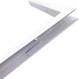 Eai Strong Shelf Bracket Mitre Reinforced Hi-Load Pattern - 200 X 200mm - White - Pack Of 10 - thumbnail 5