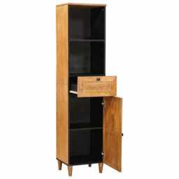 Walplus Bathroom Cabinet With Drawer Light Brown 38 X 33.5 X 160 Cm - thumbnail 2
