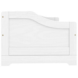 Berkfield Day Bed With 3 Drawers Irun White 90X200 Cm Solid Wood Pine - thumbnail 6