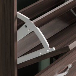 Lassic Vida Designs 2 Drawer Shoe Storage Cabinet Walnut - thumbnail 6