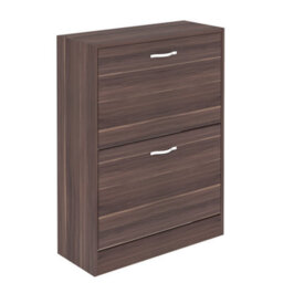 Lassic Vida Designs 2 Drawer Shoe Storage Cabinet Walnut - thumbnail 7