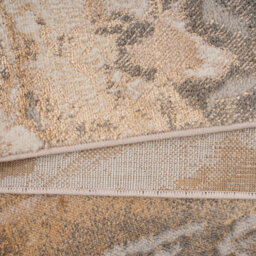 Loomed Silver Beige Metallic Marble Lustre Sheen Rug 160X230Cm - thumbnail 8