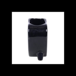 Black Planchette Ceramic Flower Vase Gothic Talking Board Vase - thumbnail 3