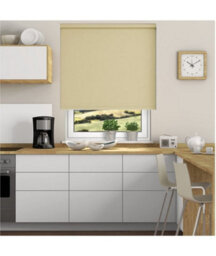Thermal Blackout Roller Blinds 175Cm Drop X Width 120Cm  Taupe - thumbnail 2