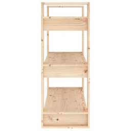 Berkfield Book Cabinet/room Divider 80X35X91 Cm Solid Wood Pine - thumbnail 6