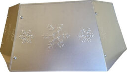 Garden Market Place Hexagon Zinc Metal Christmas Tree Collar Skirt - Christmas Tree Stand Cover