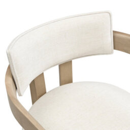 Abrihome Set Of 6, Solid Wood Chairs, Dining Chairs, Suitable For Homes, Restaurants, Living Rooms, And Cafes, Linen, Natural Color - thumbnail 7