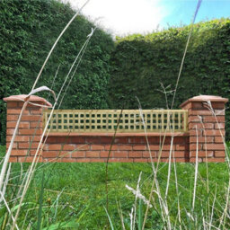 Premier Garden Supplies Urban Square Trellis Pack Of 3 W.6Ft (183Cm) X H.1Ft (30Cm) Wooden Framed Plant Support Lattice - thumbnail 8