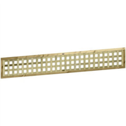 Premier Garden Supplies Urban Square Trellis Pack Of 3 W.6Ft (183Cm) X H.1Ft (30Cm) Wooden Framed Plant Support Lattice - thumbnail 2