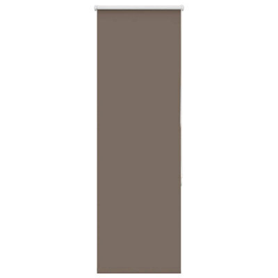 Berkfield Durable Roller Blind Blackout Coffee 40X175 Cm Fabric Width 35.7 Cm Polyester