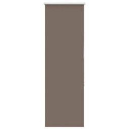 Berkfield Durable Roller Blind Blackout Coffee 40X175 Cm Fabric Width 35.7 Cm Polyester