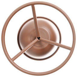 Beliani Plant Stand Renge Metal 28 Cm Brown - thumbnail 6