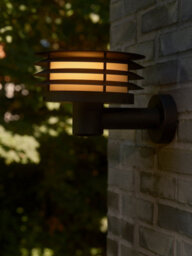 Nordlux Cirella Outdoor Wall Light Black Metal Solar E27 Sensor Coastal/marine Safe - Mains Powered, Ip54 - thumbnail 7