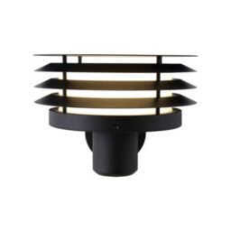 Nordlux Cirella Outdoor Wall Light Black Metal Solar E27 Sensor Coastal/marine Safe - Mains Powered, Ip54 - thumbnail 2