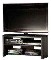 Alphason Finewoods Tv-Stand With 1 Shelf Black - thumbnail 3