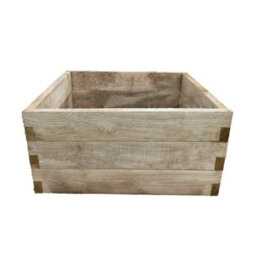 Forest Garden Caledonian Wooden Square Raised Bed 90 X 90Cm - thumbnail 2