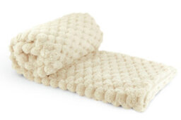Emma Barclay Lush Luxurious Faux Rabbit Fur Throw For Sofa Blanket Cream 140X180Cm - thumbnail 6
