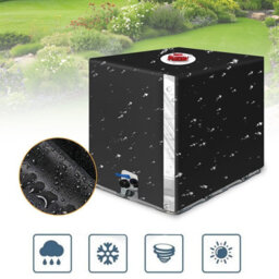Dustproof And Waterproof Cover For Outdoor Water Tank, Black, 1000L, 120 100 116Cm, 1 Bucket. - thumbnail 3
