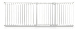 Safetots Elite Pressure Safety Gate, 234Cm - 243Cm, Matt White, Pressure Fit Stair Gate - thumbnail 1