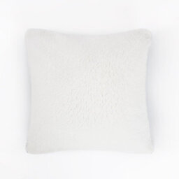 OHS Cable Knit Cushion Covers Sherpa Pillow Cases 2 Pack, 45 X 45Cm - Cream - thumbnail 8