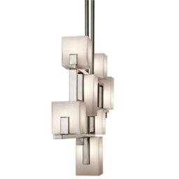 Luminosa Lighting Luminosa City Lights 7 Light Pendant Chandelier Light Classic Pewter, G9 - thumbnail 2