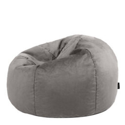 icon Kingston Classic Velvet Bean Bag Chair Charcoal Grey Bean Bags - thumbnail 8